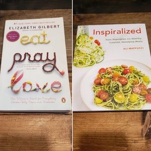 Lot of 2: Eat Pray Love & Inspiralized Cookbook